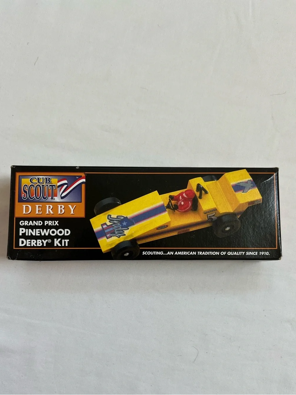 Cub Scout Derby Grand Prix Pinewood Derby Kit NEW Old Stock 1996 VINTAGE